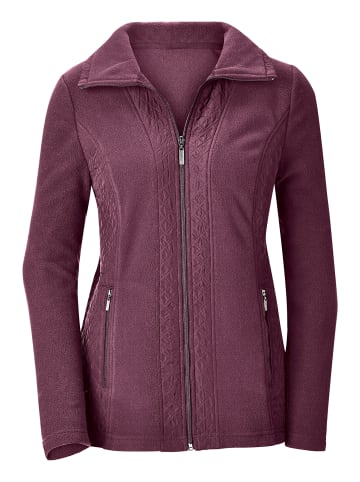 WITT WEIDEN Fleece-Jacke in bordeaux