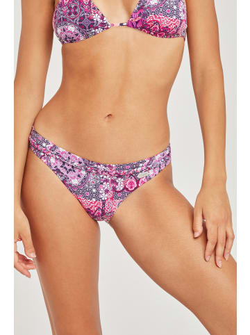 Buffalo Bikini-Hose in aubergine-bedruckt