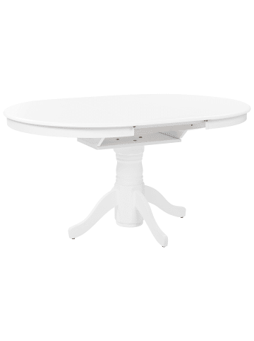 Beliani Esszimmertisch AKRON in Weiß - (W) 106 x (H) 74 x (L) 106 cm