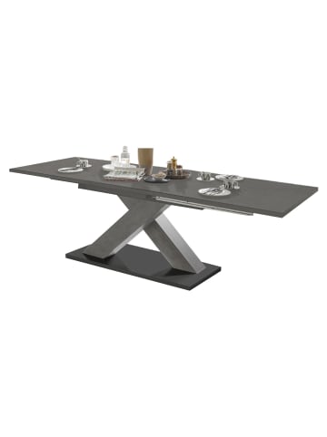 58 aufm Kessel ESSTISCH ausziehbar Elene 160x90x76 Graphit