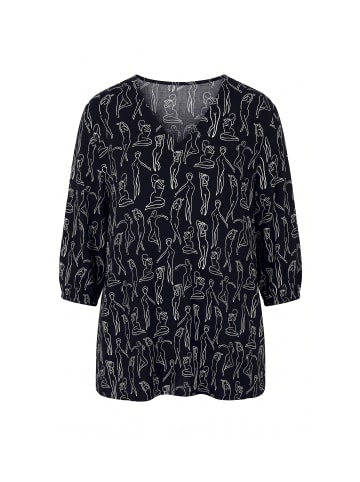 Ulla Popken Bluse in schwarz