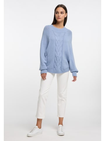 VINAJA Women Strick Pullover in Blau