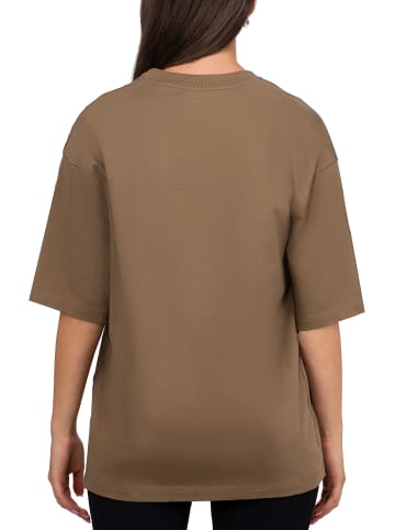Reichstadt Reichstadt Oversized T-Shirt Damen  25RSW070 Khaki XXS