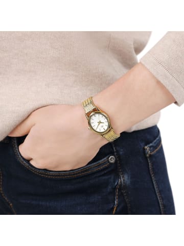 Tom Tailor Quarzuhr Alloy/Edelstahl, IP silber in Gold