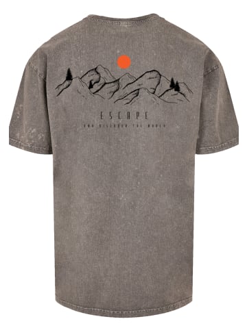 F4NT4STIC Oversize T-Shirt Discover the world in Asphalt