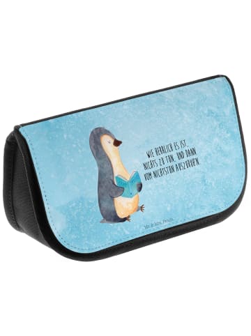 Mr. & Mrs. Panda Organizer Pinguin Buch mit Spruch in Eisblau