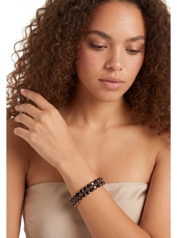 gaya Women Bracelet in Rose Gold Black