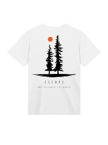 F4NT4STIC T-Shirt Escape Discover the World Pinetree in weiß