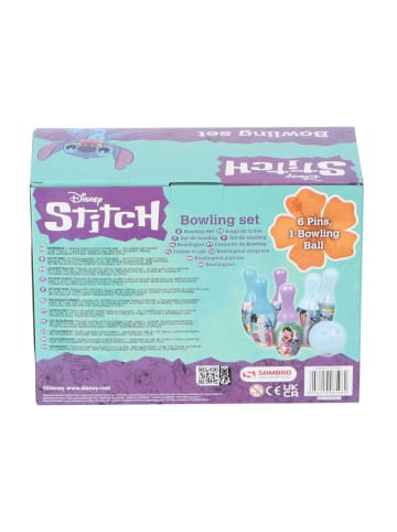 Lilo & Stitch Bowling-Set für Kinder 6 Pins und 1 Bowlingkugel