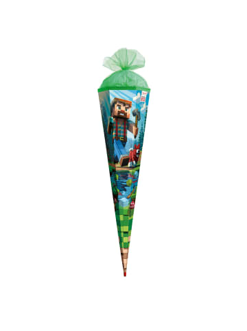 Schultüte groß 85 cm Block Game in Bunt