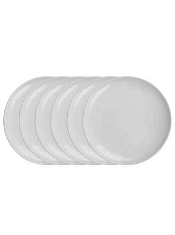 Butlers Dinnerteller LYNN 6er-Set in Weiß