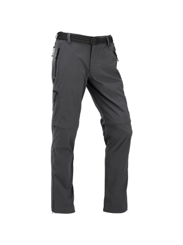 Maul Sport Zip-Off Outdoorhose Ontario II in Dunkelgrau