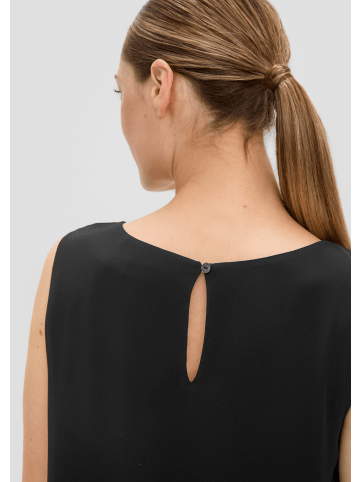 s.Oliver BLACK LABEL Kleid kurz in Schwarz