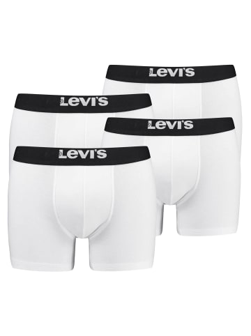 Levi´s Boxershort 4er Pack in Weiß