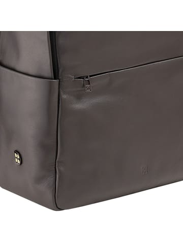 DuDu Sydney Daypack Leder 42 cm Laptopfach in anthracite