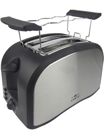 Lentz 2-Scheiben Toaster 800W in Schwarz