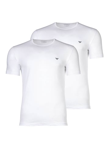 Emporio Armani T-Shirt 2er Pack in Weiß