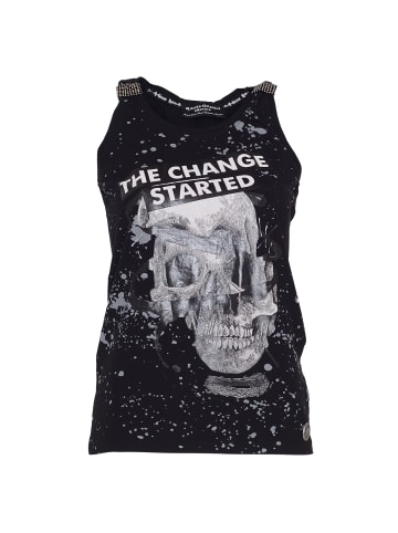 Roberto Geissini Skull The Change Top Schwarz