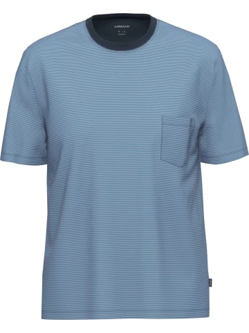 Ammann Single-Jersey Bio T-Shirt in blau