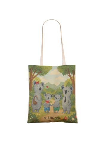 Mr. & Mrs. Panda Tasche Koala Familie zwei Design ohne Spruch in Weiß