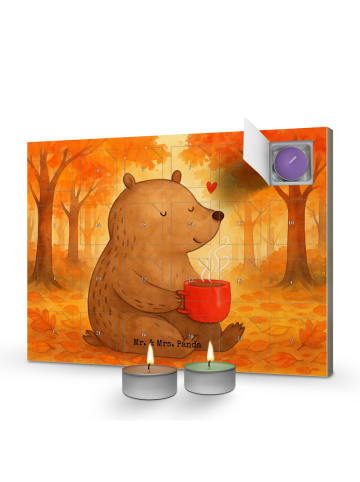 Mr. & Mrs. Panda adventskalender mit duftkerzen Bär Morgenkaffee... in Weiß