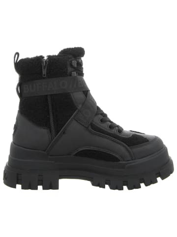 Buffalo Schnürstiefelette in schwarz