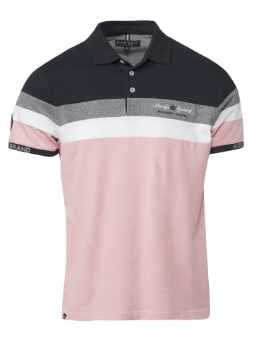 KOROSHI Kurzarm-Polo in pink