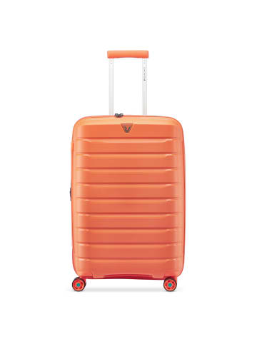 Roncato B-Flying Move 4 Rollen Trolley 68 cm mit Dehnfalte in apricot orange