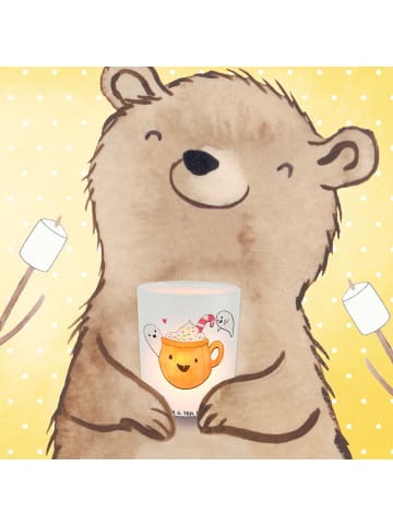 Mr. & Mrs. Panda Kerzenhalter Kaffee Gespenst ohne Spruch in Transparent