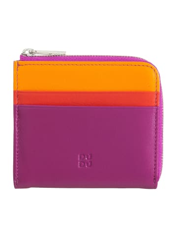 DuDu Lombok Geldbörse Leder 10.5 cm in fuchsia