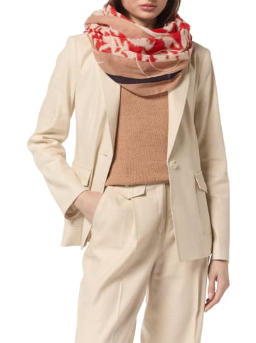 comma Tuch in Beige-rot