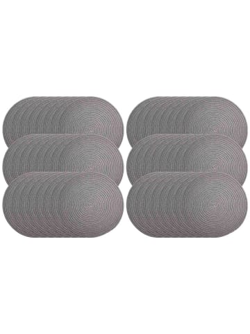 Ritzenhoff & Breker 48er Set Platzmatten Tavolo ø 35 cm in Hellgrau