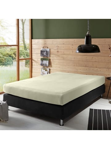 Erwin Müller Single-Jersey Boxspring-Spannbettlaken Murnau in natur