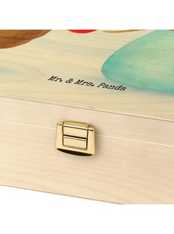 Mr. & Mrs. Panda Tee Organizer Nachtfalter Schneemann Design mit... in Weiß