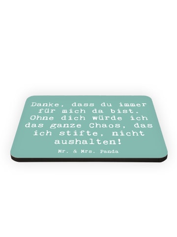 Mr. & Mrs. Panda magnet Spruch Dankbarkeit für Freundschaft mit ... in Meeresbrise