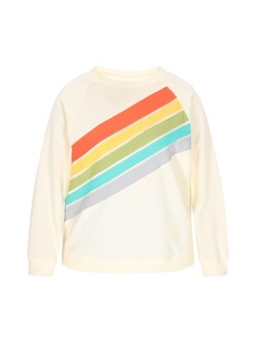 usha BLUE LABEL Plus Size Sweatshirt in offwhite