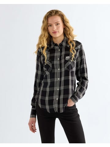 Wrangler Langarmhemd Western in Black