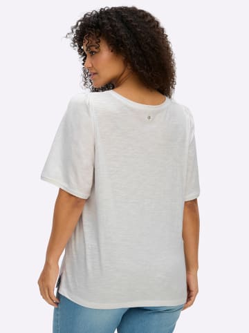 sheego Halbarmshirt in ecru