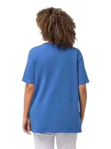 Ulla Popken Shirt in mittelblau