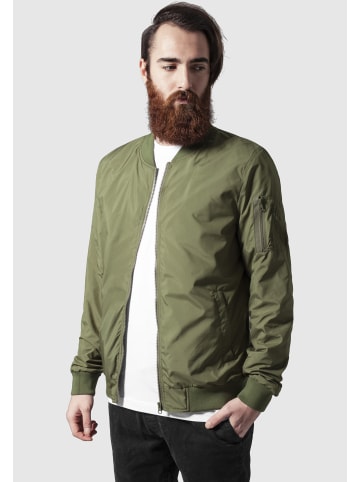 Urban Classics Urban Classics Herren Light Bomber Jacket in olive