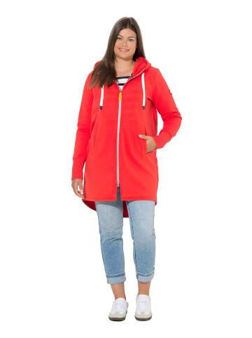 LAURASØN Sweatjacke in coralle