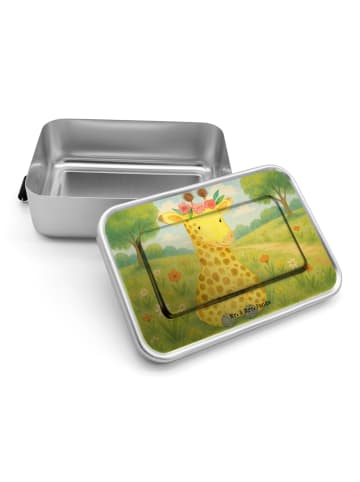 Mr. & Mrs. Panda Bento Box Giraffe Blumenkranz Design ohne Spruch in Weiß