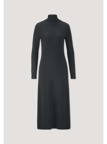Hessnatur Strick Kleid in schwarz