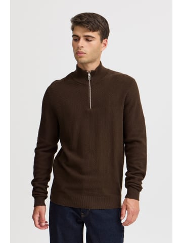 CASUAL FRIDAY Troyer CFKARL 0160 structured halfzip  knit 20505193 modischer Pullover in Braun