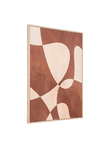 ebuy24 Leinwanddruck Town Cape Braun 50 x 3 cm