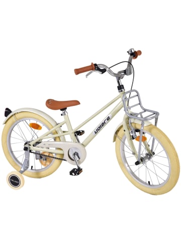 Volare Kinderfahrrad Melody für Mädchen 18 Zoll Kinderrad in Sandfarben 4 Jahre