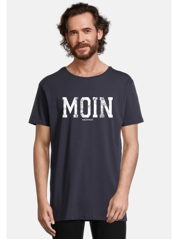 Salzhaut Rundhals T-Shirt für Herren in marineblau