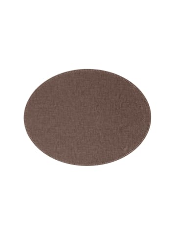 FREEFORM FREEFORM | Tischset, oval, TEXTIL, braun, groß