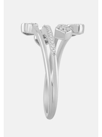 Diamant Exquis Ring aus 375 Weißgold mit Diamant