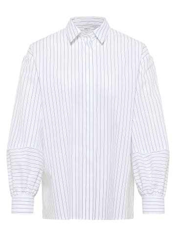 Eterna Bluse OVERSIZE FIT in weiß/schwarz